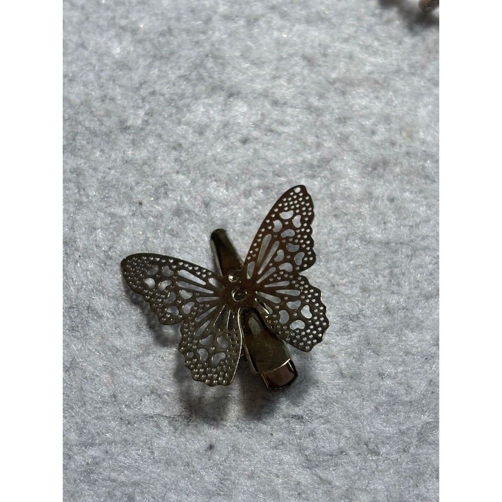 #46. Filigree Butterfly Hair Clip Brooch